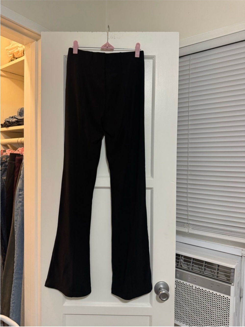 Women's Black Flare Trousers